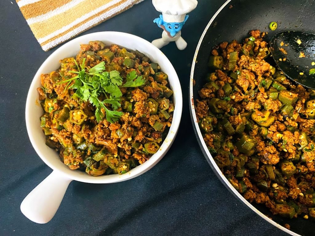 Keema and Bhindi Curry: A Spicy and Tangy Delight