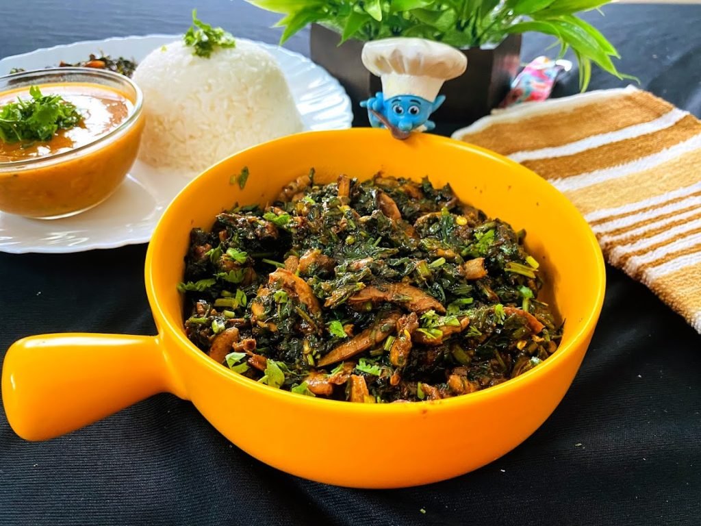 Get Hooked on This Dry Prawns and Spinach Recipe