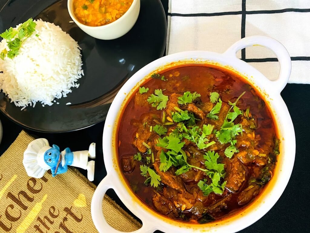 Sensational Dosakaya Mutton Curry