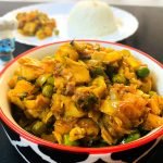 Cabbage, Aloo and Peas Stir-Fry