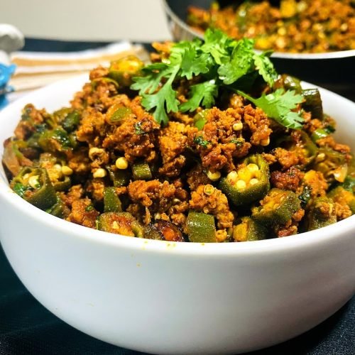 Keema and Bhindi Curry: A Spicy and Tangy Delight